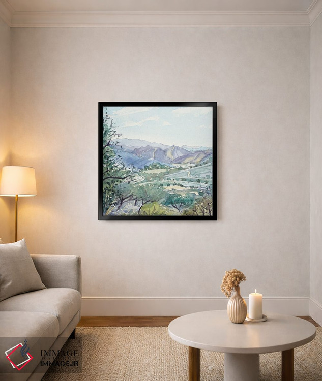 تابلو دکوراتیو نهر مالیبو از دره لاس ویرجنس اثر لویزا میلیسنت - D2B