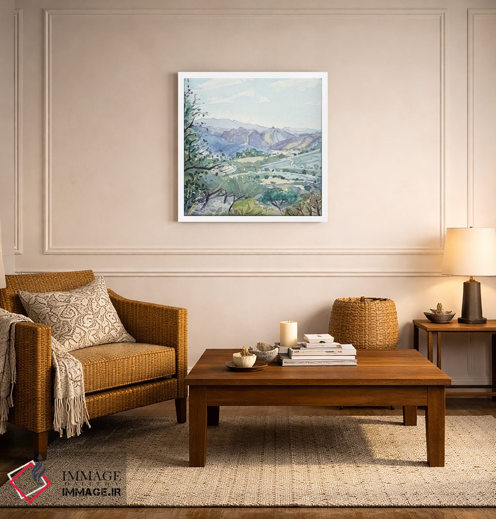 تابلو دکوراتیو نهر مالیبو از دره لاس ویرجنس اثر لویزا میلیسنت - D4W