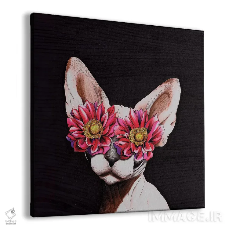 تابلو دکوراتیو گربه مصری اثر لاستاناو - نمای پرسپکتیو محصول