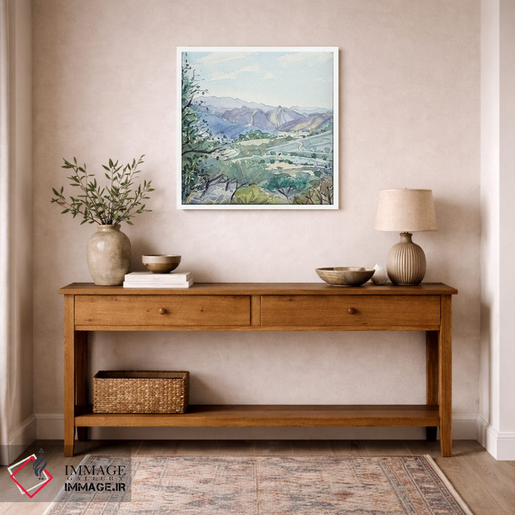تابلو دکوراتیو نهر مالیبو از دره لاس ویرجنس اثر لویزا میلیسنت - D5W
