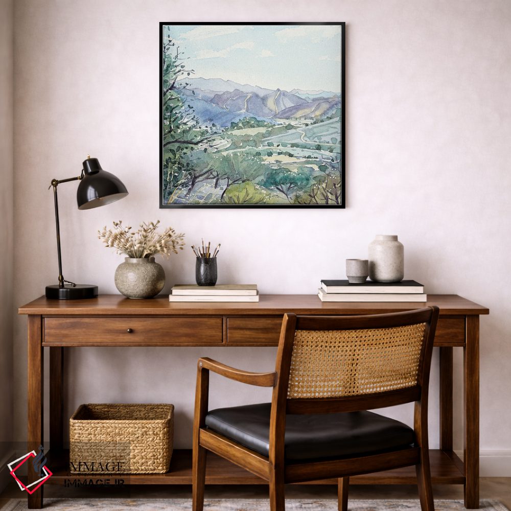 تابلو دکوراتیو نهر مالیبو از دره لاس ویرجنس اثر لویزا میلیسنت - D6B