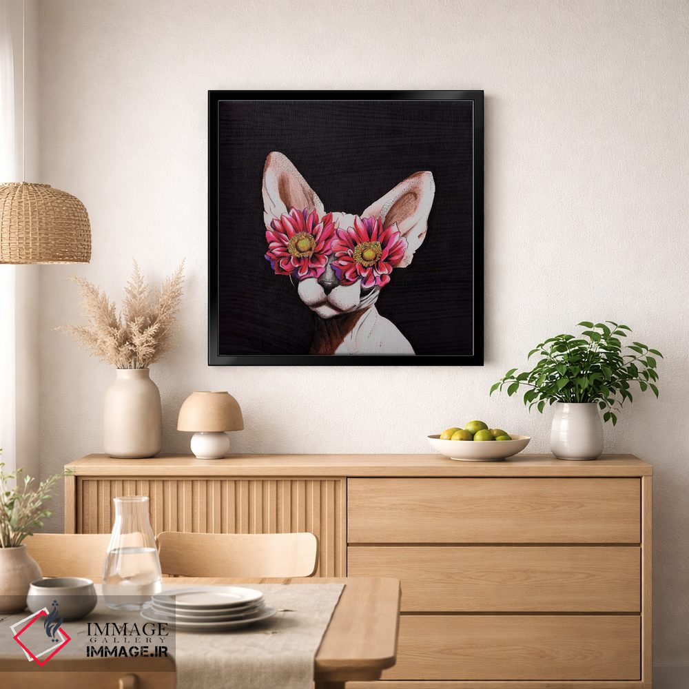 تابلو دکوراتیو گربه مصری اثر لاستاناو - D1B