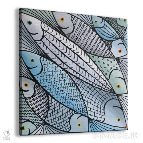 تابلو دکوراتیو وضع آشفته اثر لنا اسمیرنوا - نمای پرسپکتیو محصول