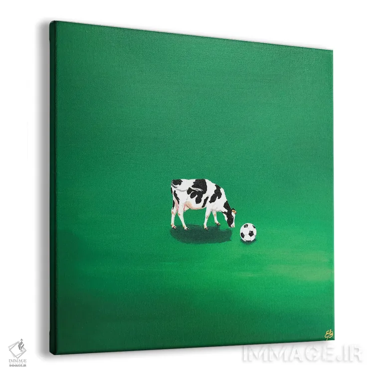 تابلو دکوراتیو چراگاه اثر لنا اسمیرنوا - نمای پرسپکتیو محصول