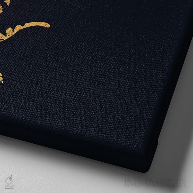 تابلو دکوراتیو تتو کلاسیک مار و ببر اثر لاستاناو - نمای نزدیک بافت بوم