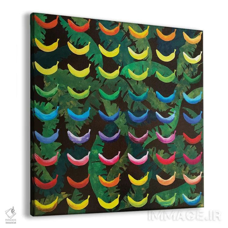 تابلو دکوراتیو موزهای بی پایان III اثر لنا اسمیرنوا - نمای پرسپکتیو محصول