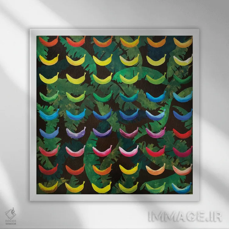 تابلو دکوراتیو موزهای بی پایان III اثر لنا اسمیرنوا - نمای قابدار سفید