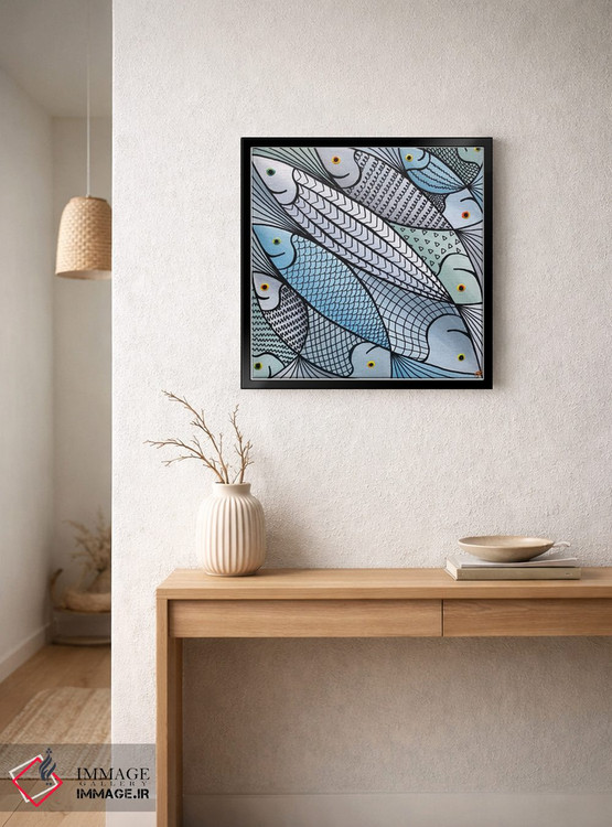 تابلو دکوراتیو وضع آشفته اثر لنا اسمیرنوا - D5B