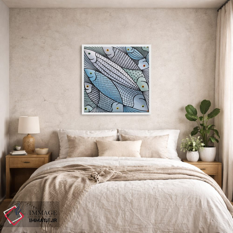 تابلو دکوراتیو وضع آشفته اثر لنا اسمیرنوا - D6W