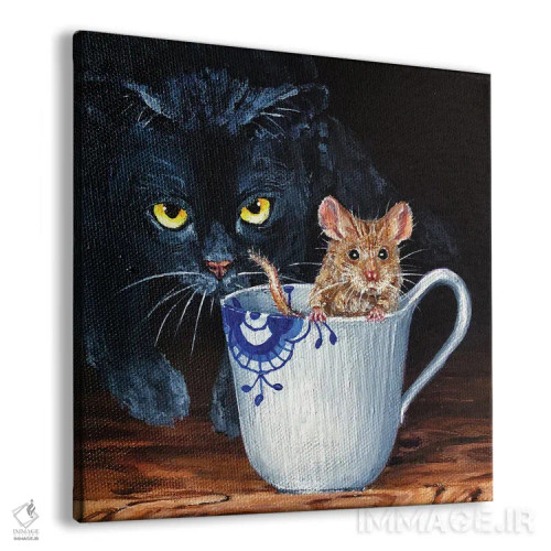 تابلو دکوراتیو چای برای دو نفر اثر لنا اسمیرنوا - نمای پرسپکتیو محصول