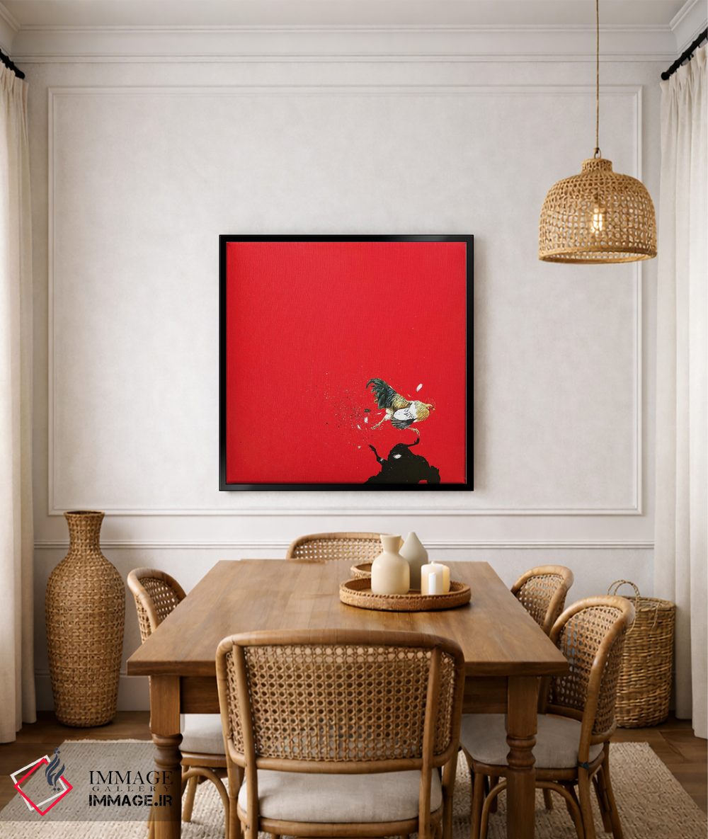 تابلو دکوراتیو سایه های مسابقه II اثر لنا اسمیرنوا - D6B