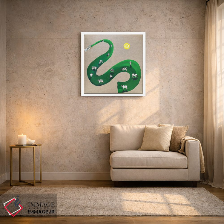 تابلو دکوراتیو ۱۳ گاو مقدس اثر لنا اسمیرنوا - D2W