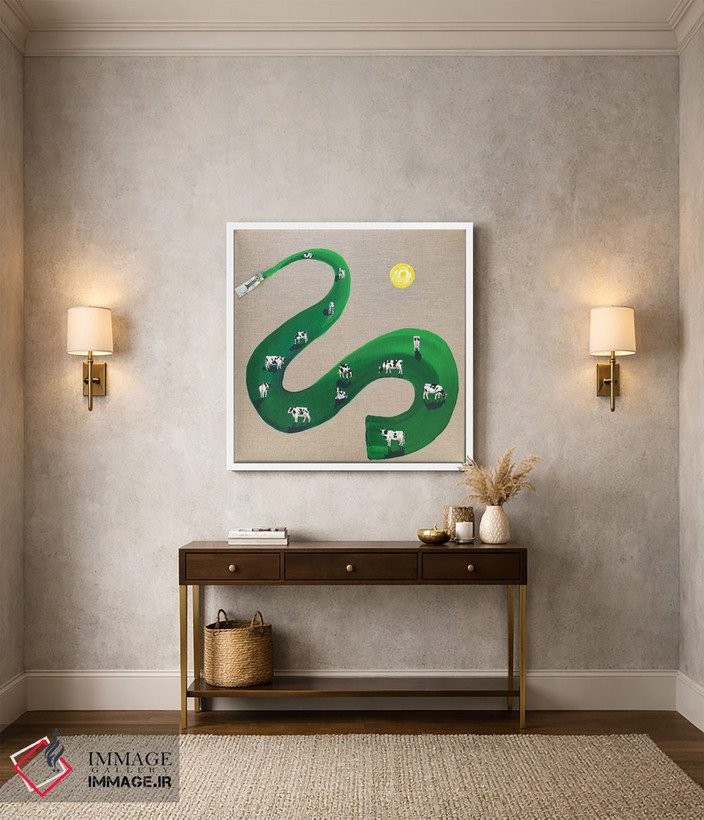 تابلو دکوراتیو ۱۳ گاو مقدس اثر لنا اسمیرنوا - D3W