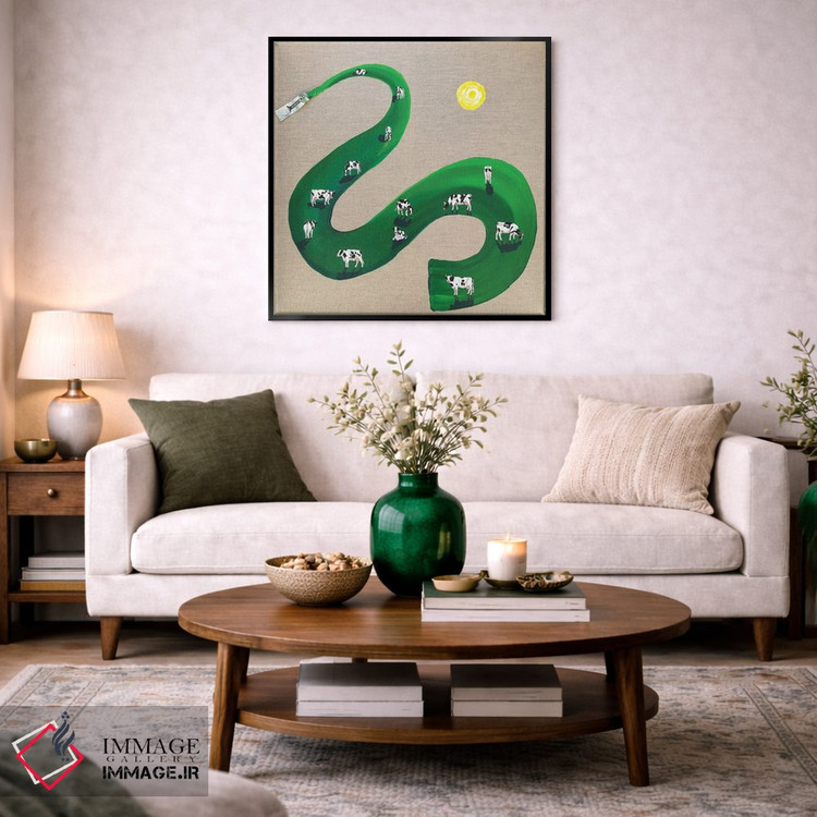 تابلو دکوراتیو ۱۳ گاو مقدس اثر لنا اسمیرنوا - D4B