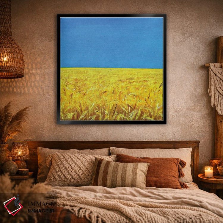 تابلو مینیمال اوکراین اثر لنا اسمیرنوا - D1B