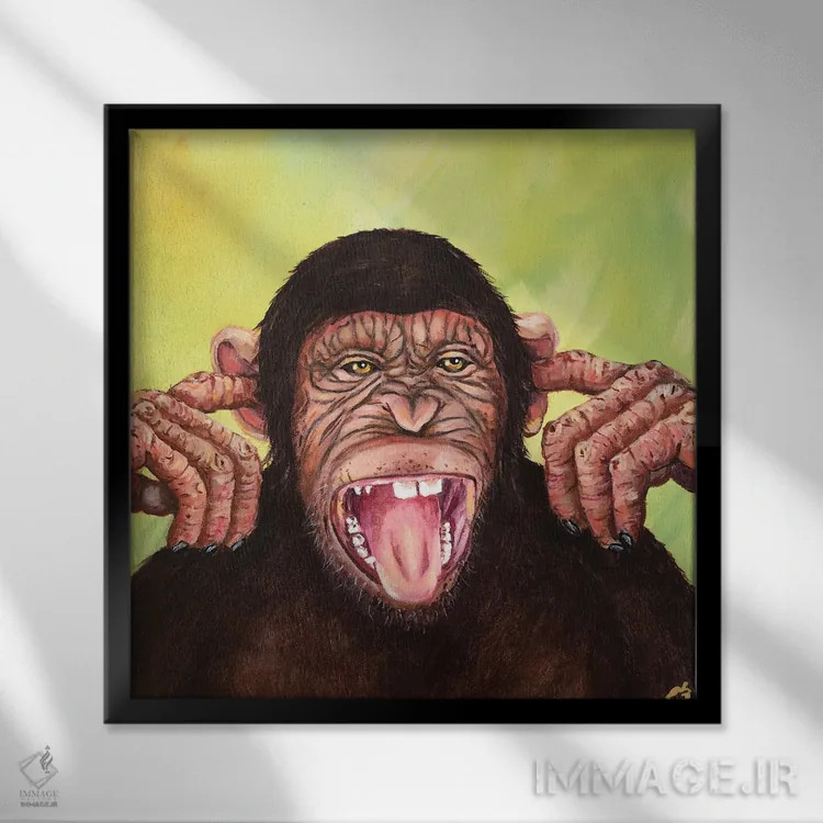 تابلو دکوراتیو ساکت باش اثر لنا اسمیرنوا - نمای قابدار مشکی