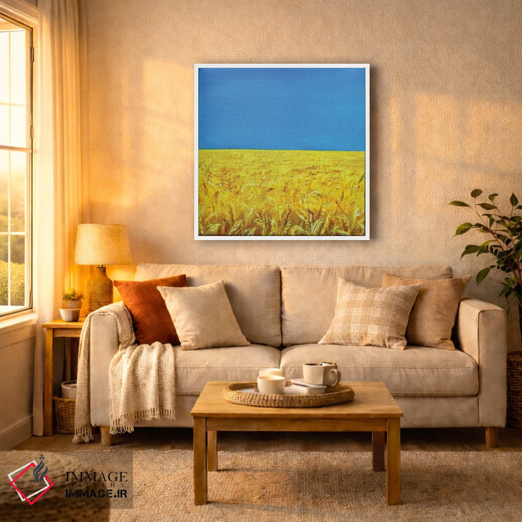 تابلو مینیمال اوکراین اثر لنا اسمیرنوا - D5W