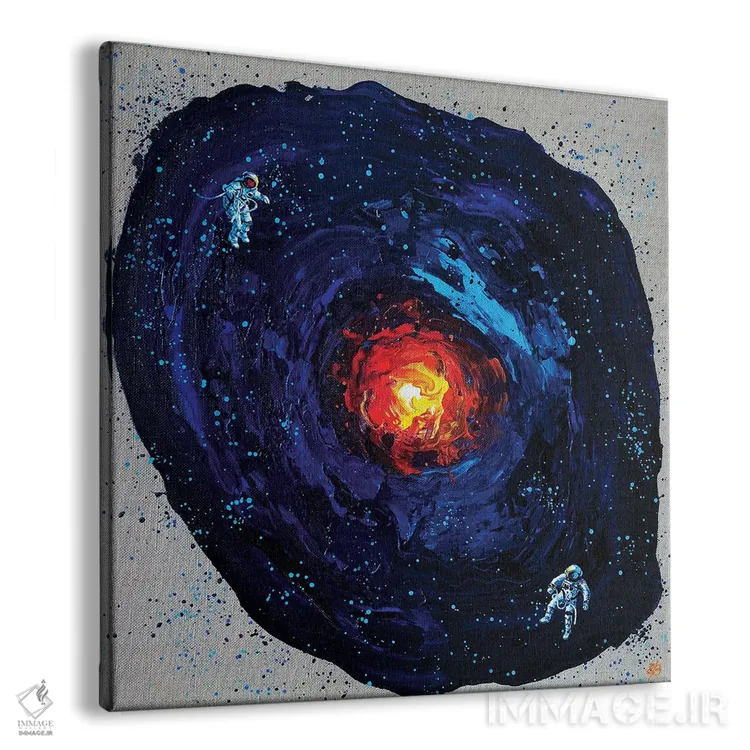 تابلو دکوراتیو کیهان شماره چهارده اثر لنا اسمیرنوا - نمای پرسپکتیو محصول