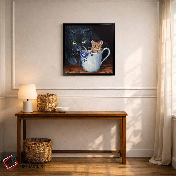 تابلو دکوراتیو چای برای دو نفر اثر لنا اسمیرنوا - D6B