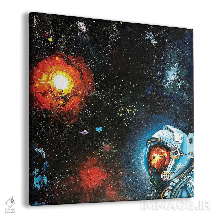 تابلو دکوراتیو کیهان شماره سیزده اثر لنا اسمیرنوا - نمای پرسپکتیو محصول