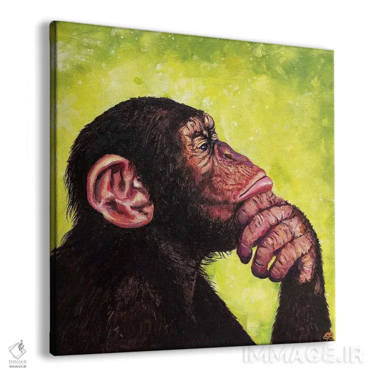 تابلو دکوراتیو متفکر اثر لنا اسمیرنوا - نمای پرسپکتیو محصول