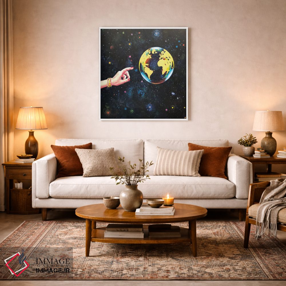 تابلو دکوراتیو حباب صابون اثر لنا اسمیرنوا - D3W