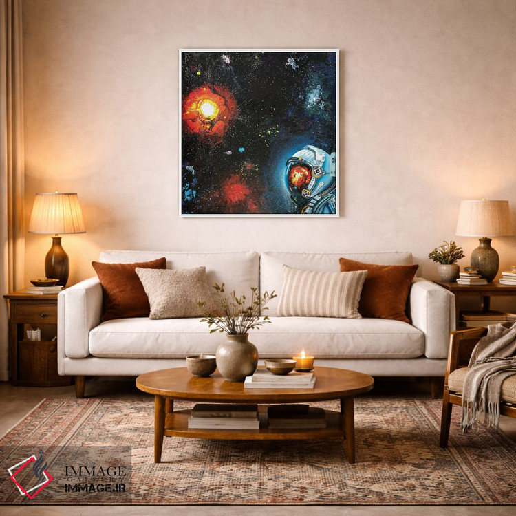 تابلو دکوراتیو کیهان شماره سیزده اثر لنا اسمیرنوا - D2W