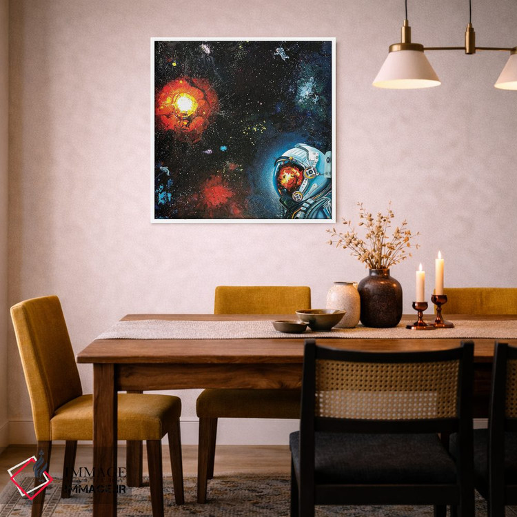 تابلو دکوراتیو کیهان شماره سیزده اثر لنا اسمیرنوا - D5W