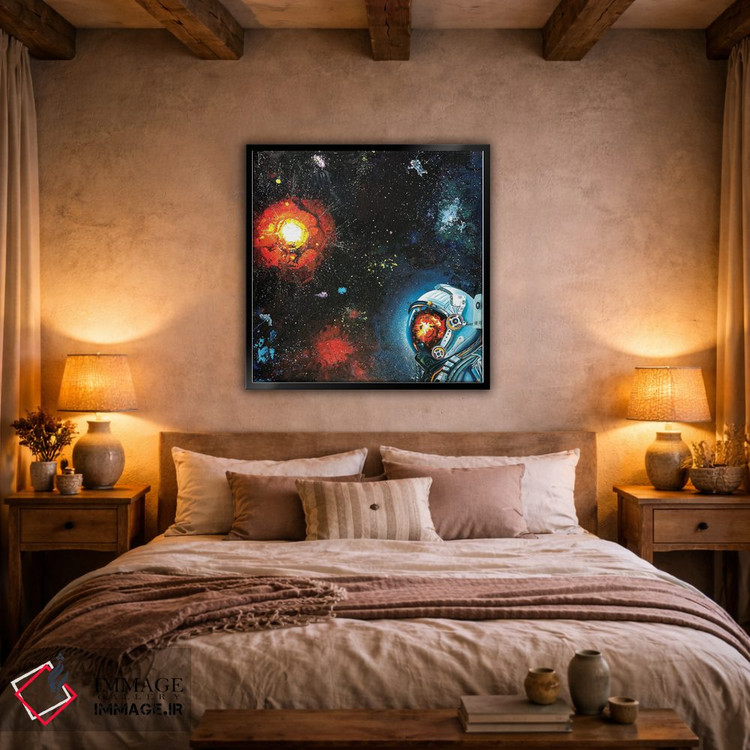 تابلو دکوراتیو کیهان شماره سیزده اثر لنا اسمیرنوا - D4B