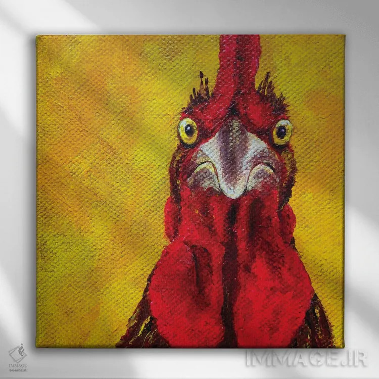 تابلو دکوراتیو من دیوانه ام اثر لنا اسمیرنوا - نمای روبهرو روی دیوار