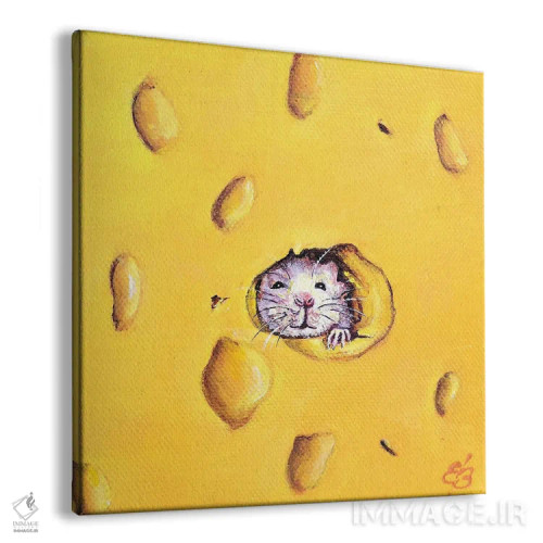 تابلو دکوراتیو لبخند بزن اثر لنا اسمیرنوا - نمای پرسپکتیو محصول