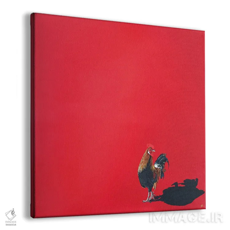 تابلو مینیمال فقط سایه ای برای هم نشینی III اثر لنا اسمیرنوا - نمای پرسپکتیو محصول