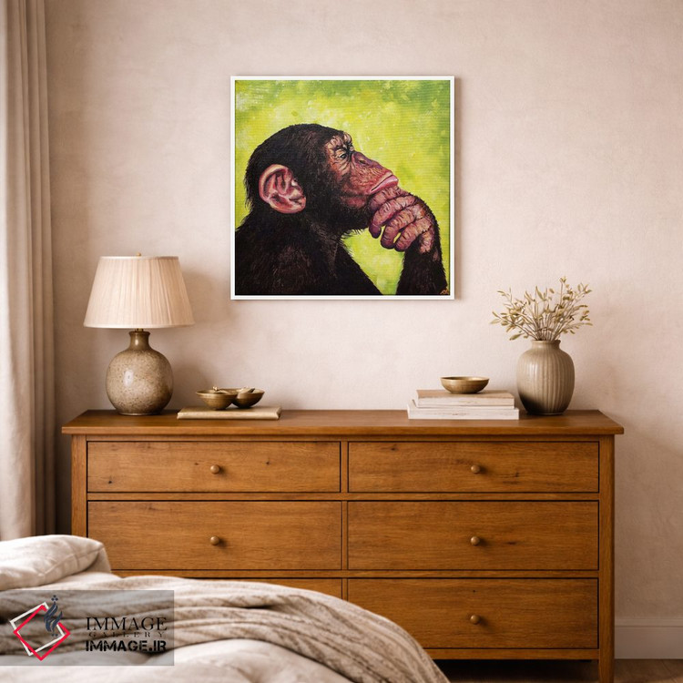 تابلو دکوراتیو متفکر اثر لنا اسمیرنوا - D1W