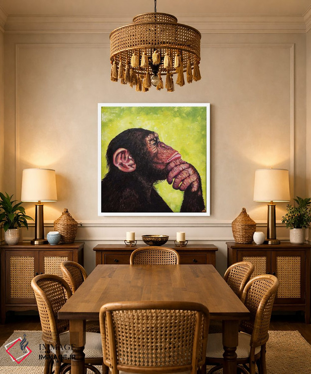 تابلو دکوراتیو متفکر اثر لنا اسمیرنوا - D3W