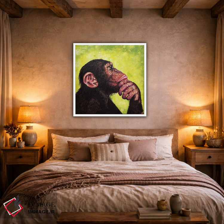 تابلو دکوراتیو متفکر اثر لنا اسمیرنوا - D2W