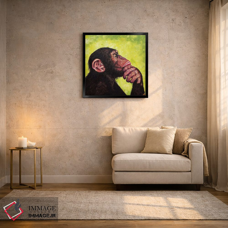 تابلو دکوراتیو متفکر اثر لنا اسمیرنوا - D4B