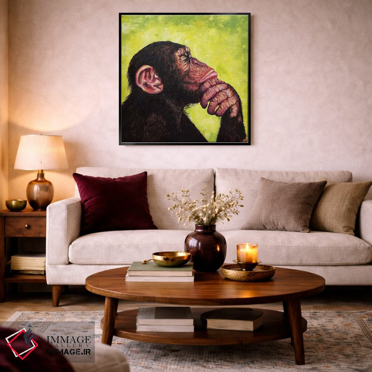 تابلو دکوراتیو متفکر اثر لنا اسمیرنوا - D6B