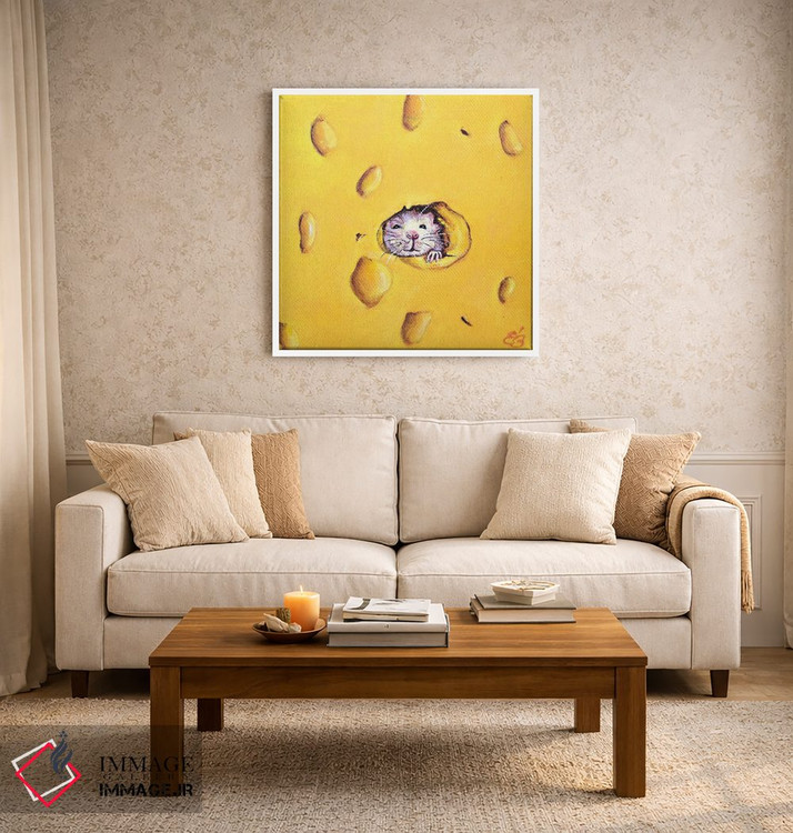 تابلو دکوراتیو لبخند بزن اثر لنا اسمیرنوا - D3W