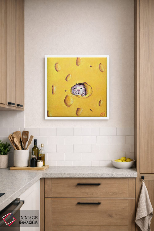 تابلو دکوراتیو لبخند بزن اثر لنا اسمیرنوا - D4W