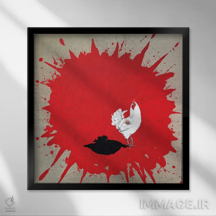 تابلو دکوراتیو فقط یک سایه IV اثر لنا اسمیرنوا - نمای قابدار مشکی