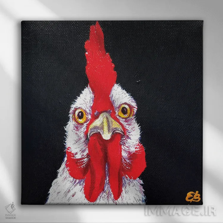 تابلو دکوراتیو من بد هستم اثر لنا اسمیرنوا - نمای روبهرو روی دیوار