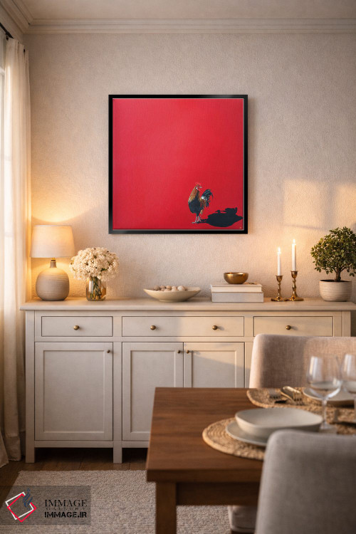 تابلو مینیمال فقط سایه ای برای هم نشینی III اثر لنا اسمیرنوا - D6B