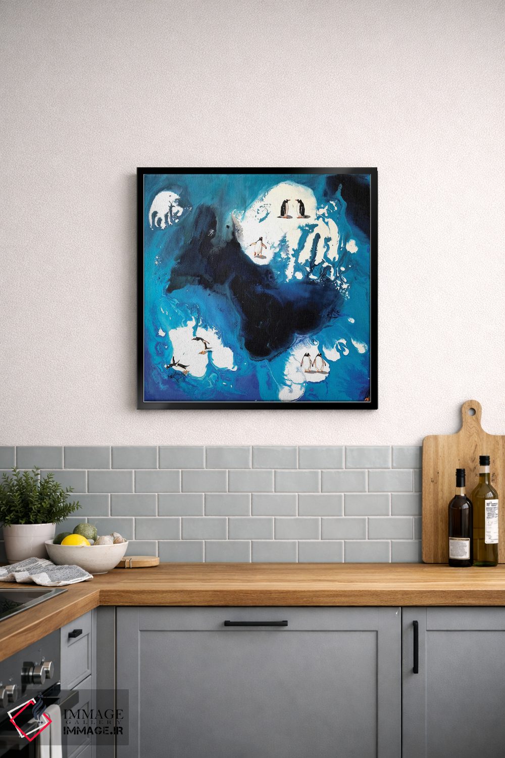 تابلو دکوراتیو جنوبگان I اثر لنا اسمیرنوا - D5B