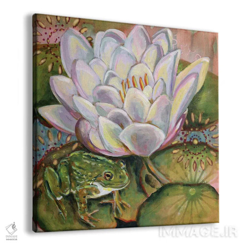 تابلو دکوراتیو قورباغه II اثر لینه آ توبیاس - نمای پرسپکتیو محصول