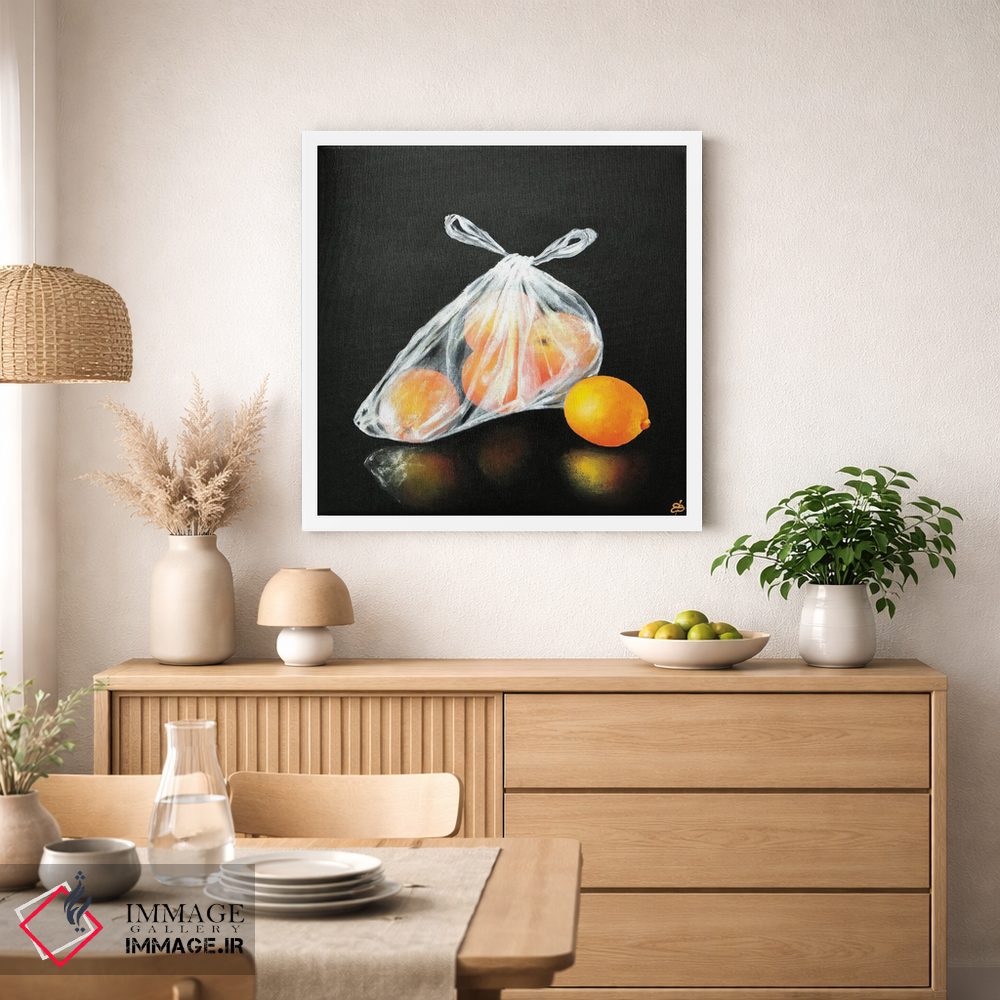 تابلو دکوراتیو پرتقال ها اثر لنا اسمیرنوا - D1W