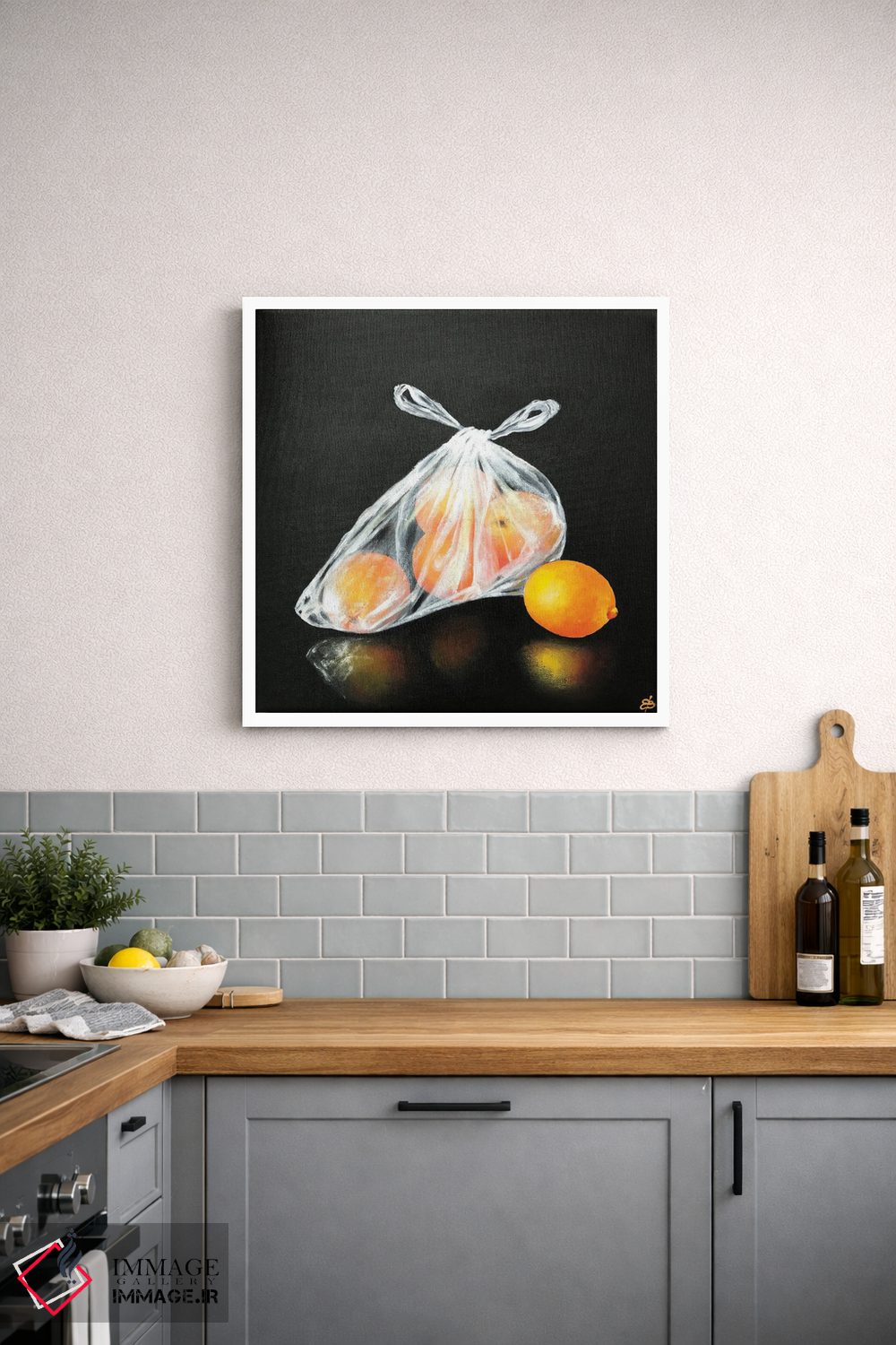 تابلو دکوراتیو پرتقال ها اثر لنا اسمیرنوا - D3W