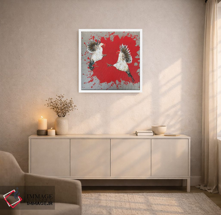 تابلو دکوراتیو بازی پرندگان اثر لنا اسمیرنوا - D5W