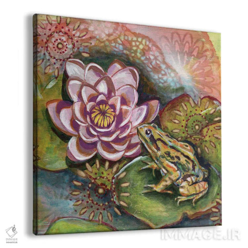 تابلو دکوراتیو قورباغه III اثر لینه آ توبیاس - نمای پرسپکتیو محصول