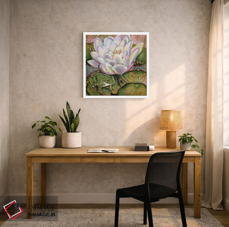 تابلو دکوراتیو قورباغه II اثر لینه آ توبیاس - D3W