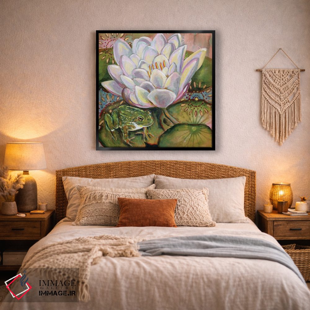 تابلو دکوراتیو قورباغه II اثر لینه آ توبیاس - D2B